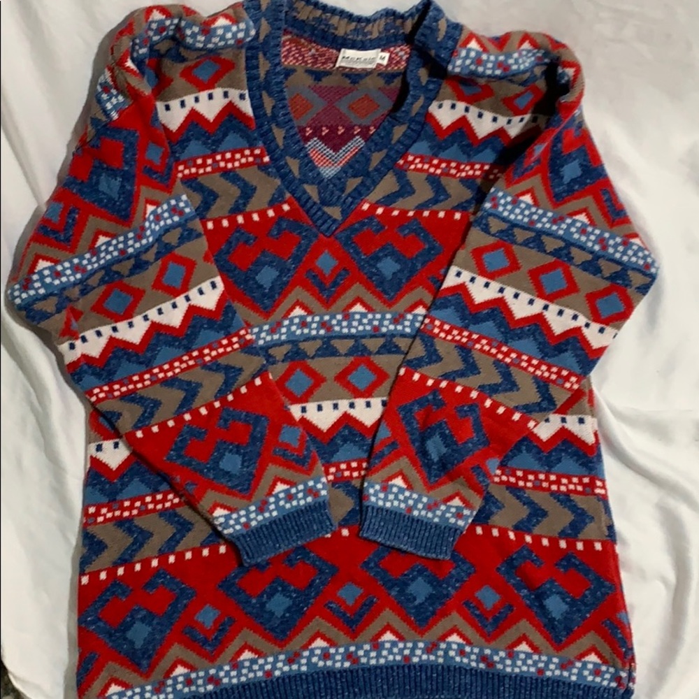 Delia McKain sweater made in USA. EUC medium
